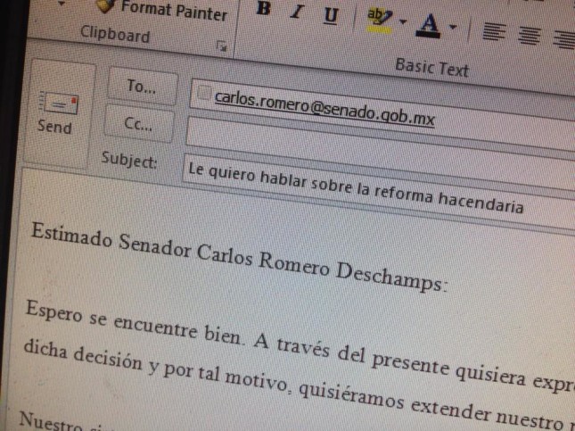 Si le escribo a Carlos Romero Deschamps