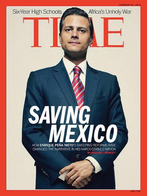 Peña Nieto como artículo de venta para Time