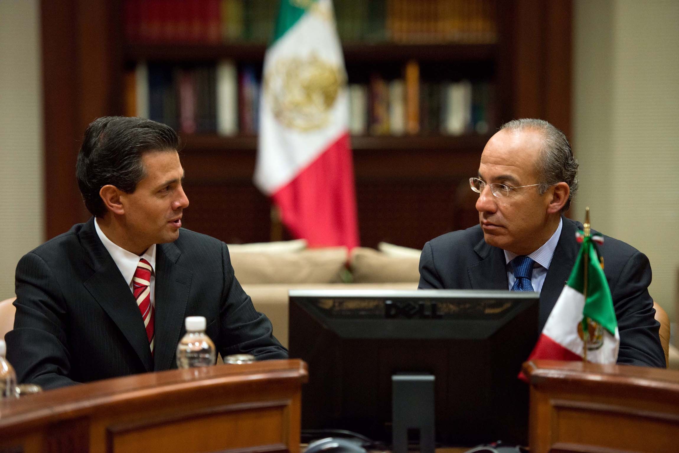 Felipe Calderón y Peña Nieto