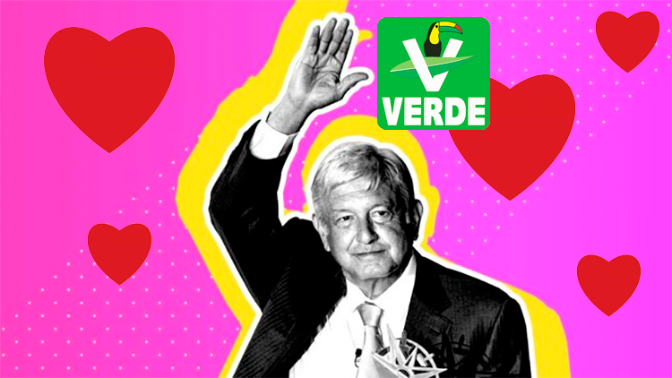 AMLO está en una relación con el Partido Verde