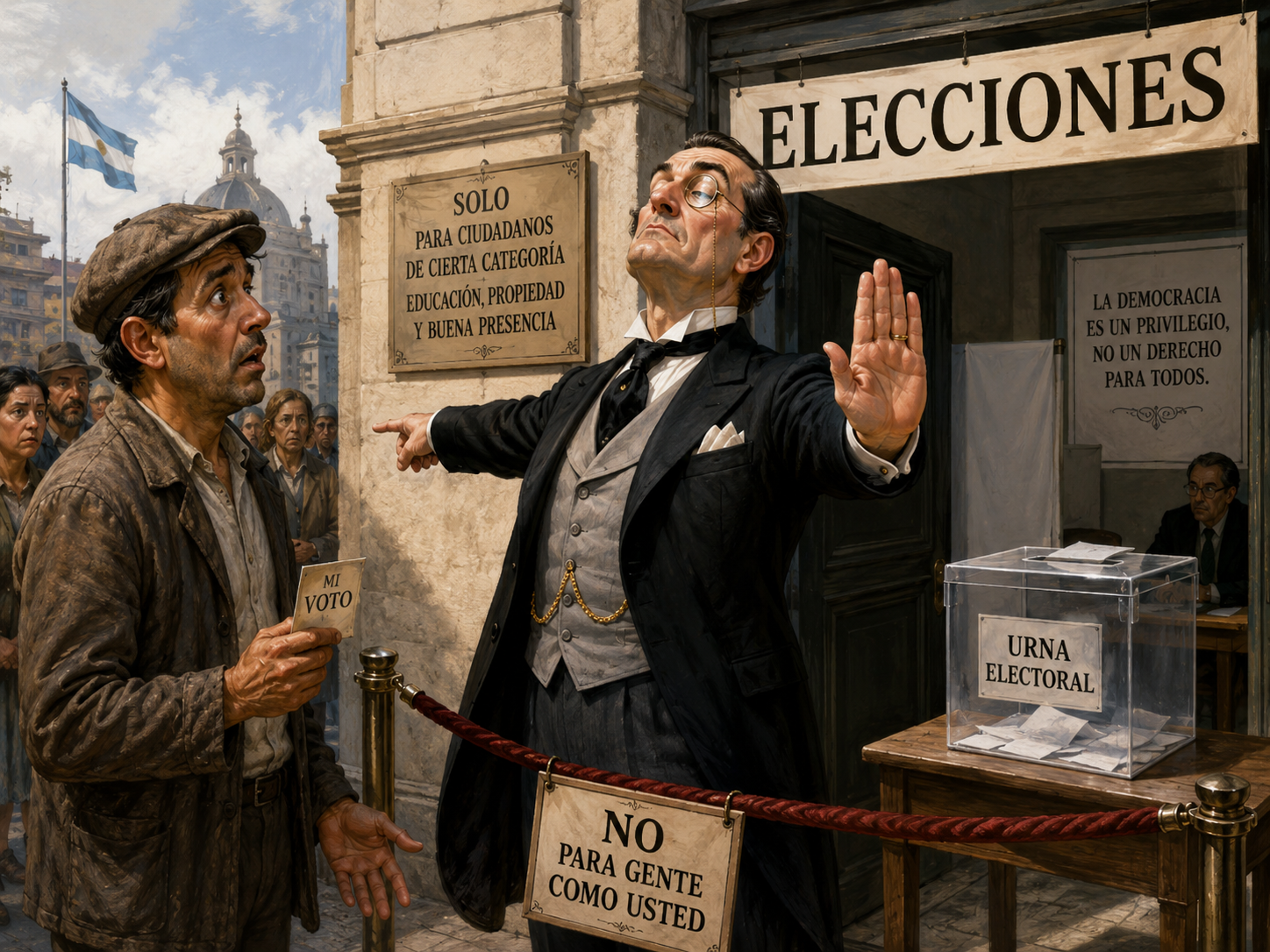 Vienen a quitarte tu voto