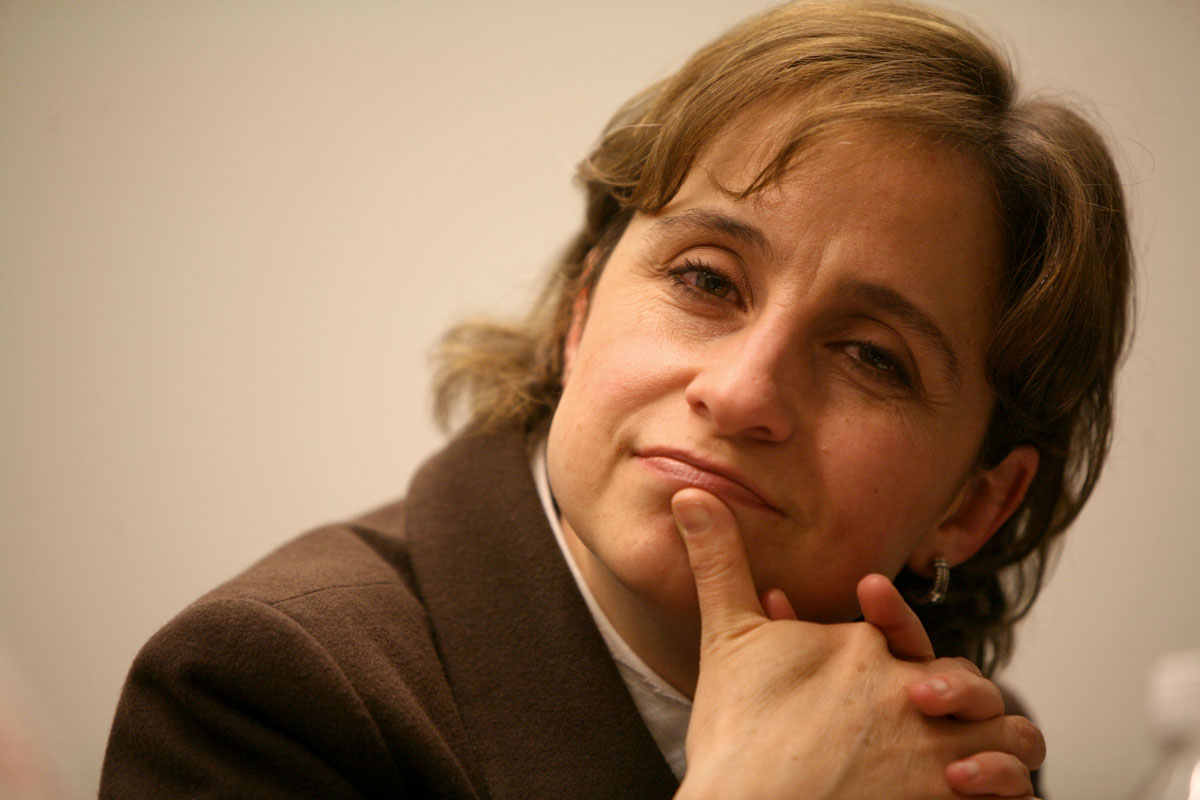 La señora Carmen Aristegui