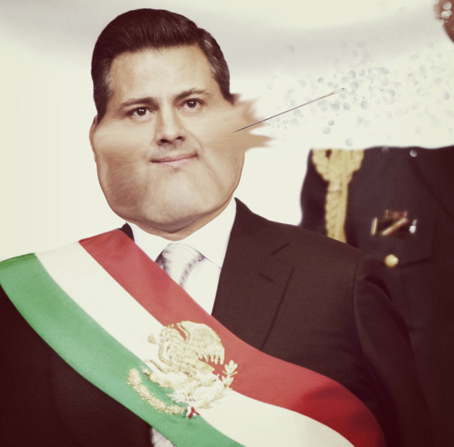Peña Nieto se desinfla